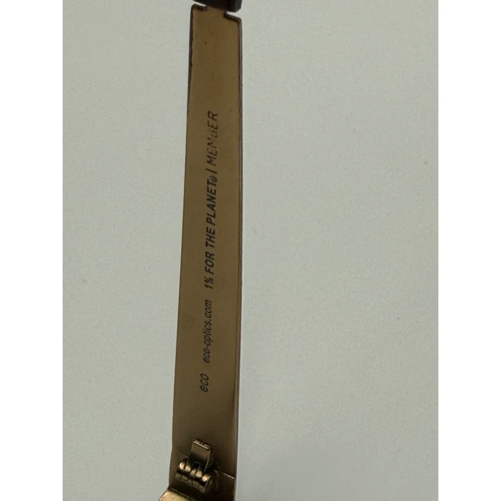 Eco Eyeglasses Women 51-16-140 Brown Bronze Good Rectangular Metal Frames